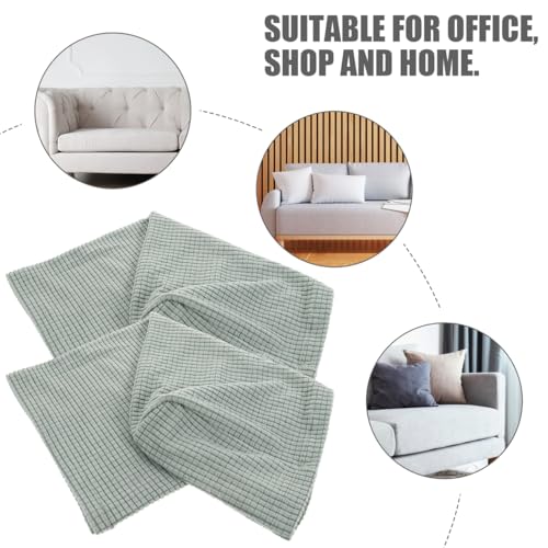 FOMIYES 2pcs Sofa Armrest Covers - Stretch Couch Armrest Protectors for Chairs, Recliners, Dogs & Cats
