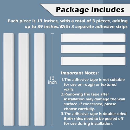 TV Cord Hider - 39in(3xL13in) Cord Covers for Wall Mounted TV Cable Hider Wall Kit | Wire Hiders for TV on Wall, Wire Covers for Cords, Cable Concealer Hide Cords, 1.5" W*0.75" H, Beige - color: Beige, size: Large-39in