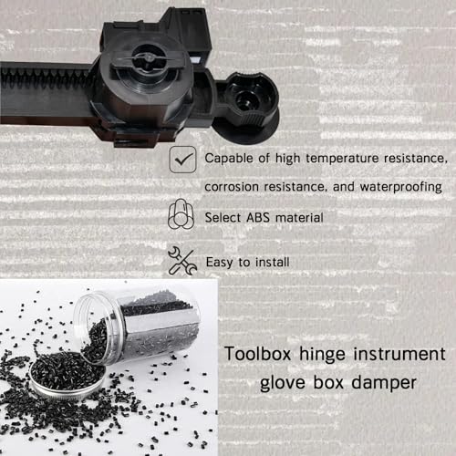 Glove Storage Box Damper Damping Lever Toolbox Hinge Right EM2BA060C14AA - Compatible with Ford Edge 2015-2021 Replacement Part for Smooth Glove Box Operation