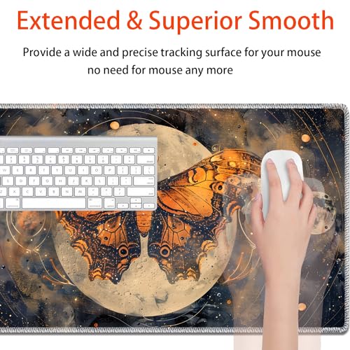 MTG Playmat, Smooth Surface Game Play Pad MTG TCG 24 x 14 inch with Storage Bag, Non-Slip Mouse Pad Card Fighting Game, Selenophora Sibirica - color: Selenophora Sibirica