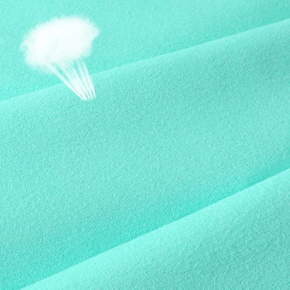 VOCOOL Microfiber Beach Chair Towel Lounge Chair Cover Soft and Quick Dry | Pool Chair Cover with Side Pockets, Chaise Lounge Towels Cover, for Holidays Sunbathing Beach Hotel Garden, Green, 85" x 30" - color: Green