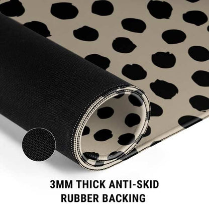 Skinit Large Gaming Mouse Pad - Cheetah Spots Design with Stitched Edges, Waterproof, Non-Slip Rubber Base, Desk Mat for Keyboard & Mouse, 31.5" x 11.8" inches - color: Brown - PTTRNS01, size: 31.5" x 11.8"