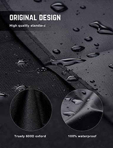 Outdoor TV Cover 55" - 58" - with Bottom Cover - 600D Water-Resistant and Dust-Resistant Material- Fits Your TV Better - size: 55''-58''
