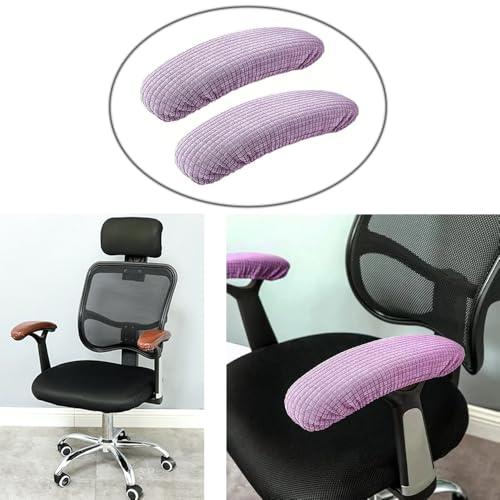 Pair Office Chair Armrest Covers Universal Stretchable Arm Rest Covers for Office Desk Chairs Ergonomic PC Desk Chair with Wheels High Back Big and Tall Computer Chairs Gaming Seat