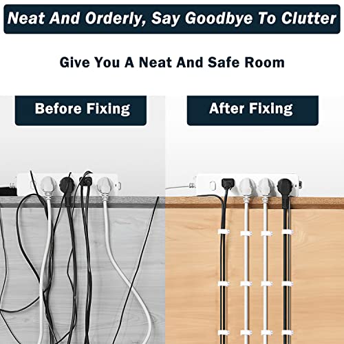 300 Pcs Nail in Cable Clips - 10mm, Coax, Speaker, Ethernet, Wall Wire Clips for Cords & Cables - size: 300 Pcs