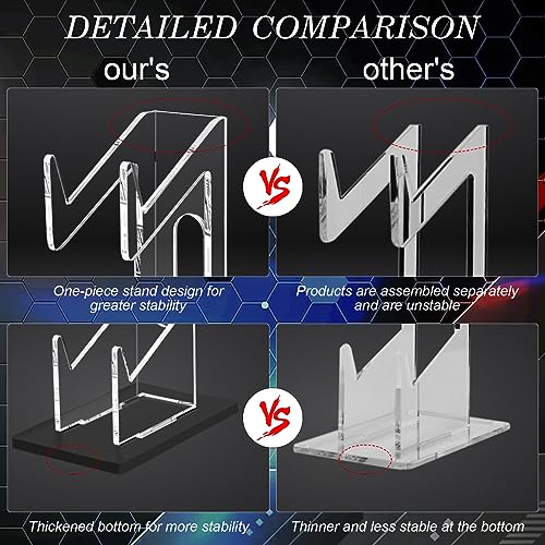FYY Game Controller Holder 2 Tiers - Universal Dual Controller Stand Headphone Holder, Acrylic Black Controller Display Stand Compatible with Nintendo Switch Xbox PS5 PS4, Desk Mounts for Controller - color: 2-Tier-Black