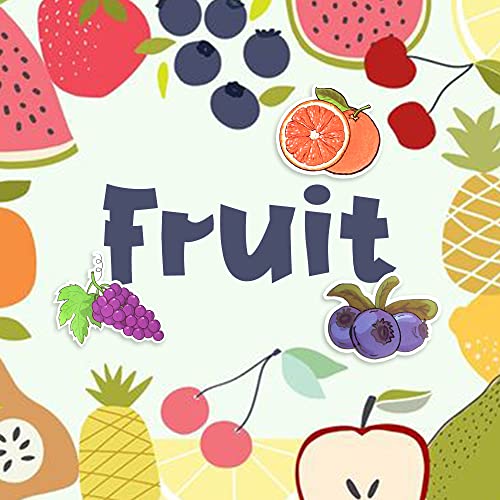 Fruit Stickers 50Pcs Tropical Fruit Aesthetic Waterproof Vinyl Stickers for Water Bottles, Laptop, Party Favors, Classroom Rewards & Gift Pack - style: Fruit Stickers