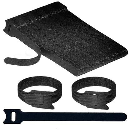 130 PCS Reusable Cable Ties 6 Inch Hook & Loop Cable Management Straps | Keeps Cords Organized Easy to Adjust