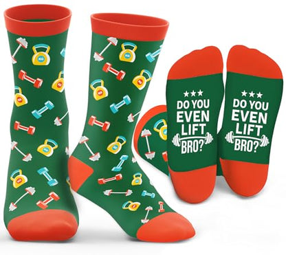 ZAGKOO Funny Socks for Men, Women - Stocking Stuffers for Men - color: Lift