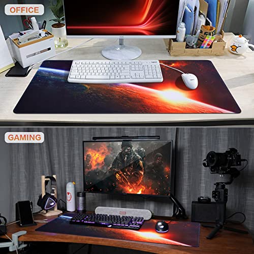 Canjoy Gaming Mouse Pad, Large Extended Mouse Pad Big Computer Mousepad for Home Office Gaming Work 31.5x15.7inch - color: Sunrise