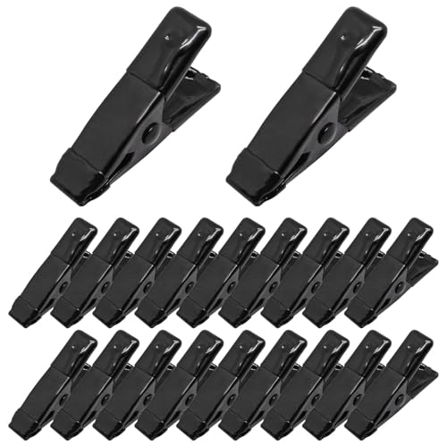 2 Inch Spring Clamps, Heavy Duty Metal Strong Clips Clamps (20pcs, Black) - color: Black, size: 20 Pcs