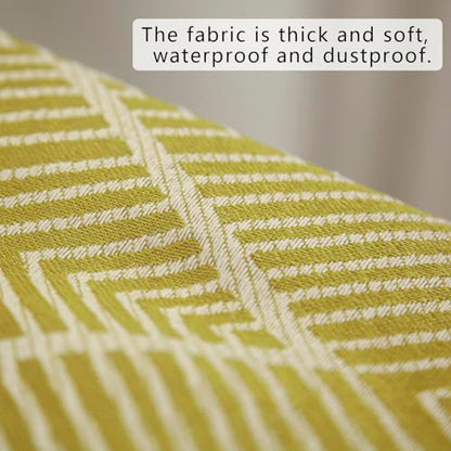 Waterproof Keyboard Cover - Soft Thick & Durable - Geometric Pattern - Universal Fit for 61/76/88-Key Digital Piano Keyboards - Stylish Home/Studio Protector (Lemon yellow and white) - color: Lemon yellow and white