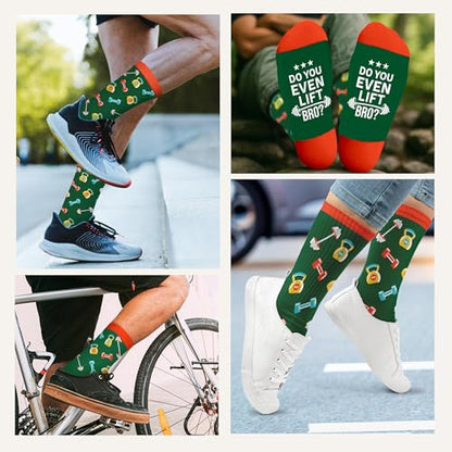 ZAGKOO Funny Socks for Men, Women - Stocking Stuffers for Men - color: Lift
