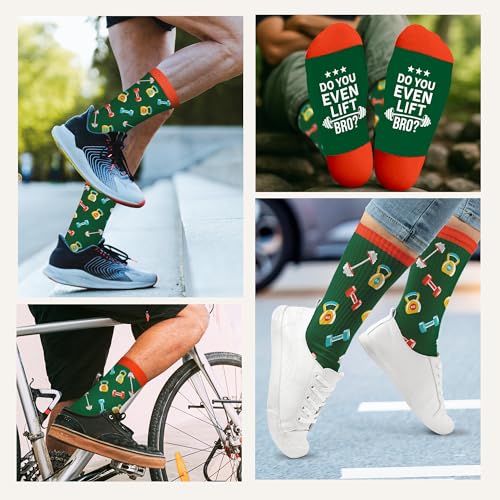 ZAGKOO Funny Socks for Men, Women - Stocking Stuffers for Men - color: Lift