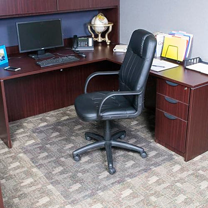 Dimex Low and Medium Pile Carpet Office Mat Chair Mat, 45" x 53" (C521003J) - size: 45" x 53"