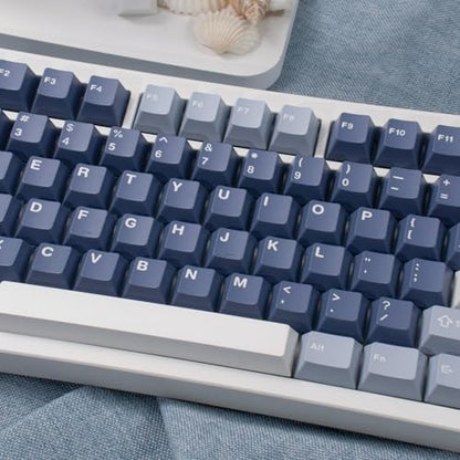 Sumgsn 163 Keys Doubleshot Keycaps Set Cherry Profile Fishing Key caps with 7u Spacebar Fit for 61/64/87/104/108 Cherry Mx Switches Alice Keyboard Mechanical Keyboards - color: Fishing Keycaps