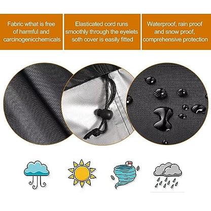 Heavy Duty Waterproof & Dustproof Electric Wheelchair Cover - Prevent Rain, Wind, Dust, Sun & UV for Indoor & Outdoor Use