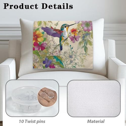 Recliner Headrest Protector Hummingbird Head Rest Cover for Recliner Easy to Install Headrest Slipcovers Covers Pet Scratch Resistant Sofa Headrest Covers 2 Pack - color: Hummingbird