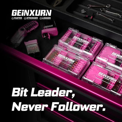 Geinxurn 2Pcs Storage Box Case, small parts box with detachable divider, Screwdriver Bit Set Box - style: STKB002