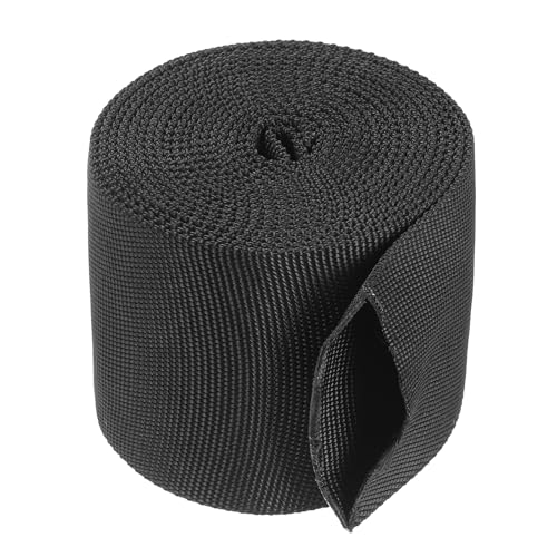HARFINGTON Nylon Protective Hose Sleeve 1.7" ID 10FT Cable Cover Sheath Hydraulic Hose Protector Wrap for Welding Cord Tig Torch Hydraulic, Black - size: 1.7" ID 10FT