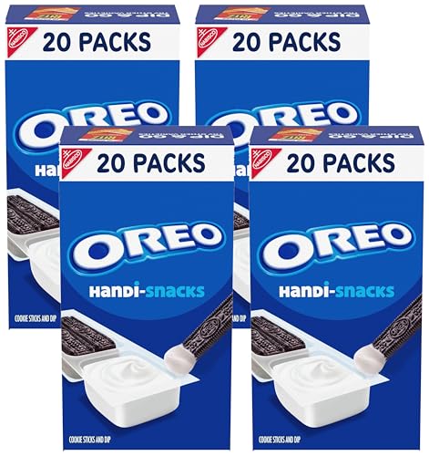 Handi-Snacks OREO Cookie Sticks 'N Creme Dip SnackPacks, 20 SnackPacks (Pack of 4) - size: 20 Count (Pack of 4)