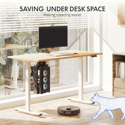 FLEXISPOT Computer Tower Stand, PC Stand up to 44lbs, CPU Holder Adjustable Height and Width Fits Mid-Tower and Mini-Tower, For Single-crossbeam - size: For Single-crossbeam