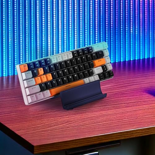 Desktop Keyboard Stand Holder - Minimal, Modern Wave Design for Display & Safe Storage for All Gaming, Home & Office Keyboards