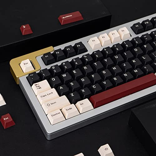 Sumgsn Keycaps 163 Keys Cherry Profile Doubleshot Rome Keycap Set Fit for Alice Keyboard 61/64/87/104/108 Cherry Mx Switches Mechanical Keyboard - color: Rome Keycaps
