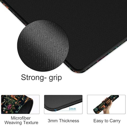 Witches Potions and Books Gaming Mouse Pad 35.4 x 15.7 Inches with Non-Slip Rubber Base, Smooth Cloth Surface Desk Keyboard Mat for Computer, PC, Laptop, Desktop - color: Witches Potions and Books