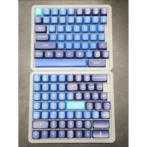 Layer Keycap Storage Box with Detachable Lid Permanent Polystyrene Planner Compact Plan for Mechanical Keyset Enthusiast - color: Black