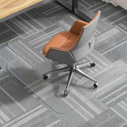 Office Chair Mat for Carpet, 36" X 48'' X 0.09" with Lip, Non-Slip Desk Chair Mat for Home Office, Protects Carpet - Can't be Used on Hardwood - size: 36" X 48"- Convex