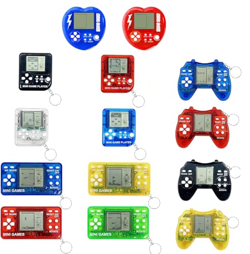 14 Pcs Video Game Party Favors, Gamer Party Favors, Classroom Prizes, Mini Video Games Keychain, Gamer Birthday Party Decorations, Goodies Bags Stuffer, Backpack - style: 14PCS