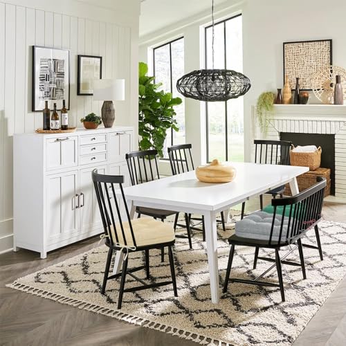 baibu Dining Chair Cushions Set of 4, Dual-Layer Memory Foam Kitchen Chair Cushions, Patented Design Seat Pads with Ties, 16.5 x 16.5 x 3.5in, Grey - color: Grey, size: 4 Count (Pack of 1)