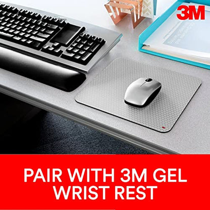 3M Precise Mouse Pad Enhances the Precision of Optical Mice at Fast Speeds, Easy to Clean, Stays in Place, 9 in x 8 in (MP114-BSD1) (Pack of 6) - size: 8L x 9W inches (Pack of 6)