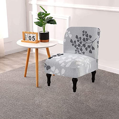 Eco-Ancheng Chair Slipcover, Removable Armless Accent Chair Cover, Polyester and Spandex, Print, Modern, Durable, Machine Washable, Chair Slipcover for Living Dining Room Hotel - color: A2