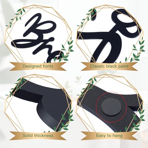 4 Pcs Bathroom Decor Wooden Bathroom Wall Sign Black Bath room Decor Relax Unwind Soak Breathe Wall Art Fresh Hollow Sign for Washing Room Laundry Room Toilet (Cosy) - style: Cosy