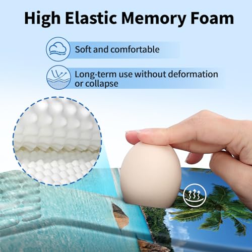 YIWEI Ergonomic Mouse Pad with Wrist Rest - Comfortable Office Mousepad with Memory Foam Wrist Support for Carpal Tunnel Relief, Mouse Pads with Non-Slip Base for Gaming and Home (Beach) - color: Beach