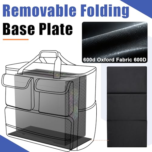 Computer Desktop Mid Tower Large Carrying Case, PC Travel Case for Computer for Moving, Portable Gaming Backpack for Keyboard, Mouse and Accessories,Compatible with ATX/M-ATX mainframe chassis