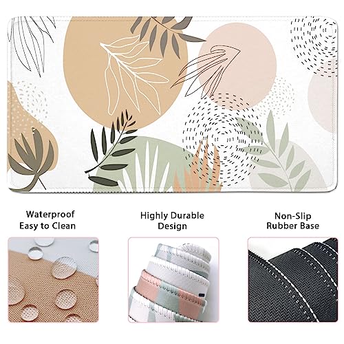 Large Mouse Pad Set,Extended Gaming Mouse Pad + Keyboard Wrist Rest Support - Minimalist - color: Minimalist