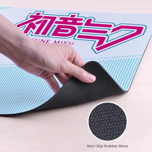Head Case Designs Officially Licensed Hatsune Miku Stars and Rainbow Graphics 37.4 x 15.75 x 0.16 inches (900 x 400 mm) - XL Gaming Office Desk PC Keyboard Mouse Mat Pad - color: Stars and Rainbow, size: 37.4" x 15.8"