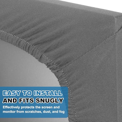 PATIKIL Monitor Dust Cover Anti-Static Dustproof Protective Cover Computer Screen Sleeve for 24 Inch Computer Monitors PC Desktop TV LCD LED HD Panel Case, Gray - size: 24 Inch