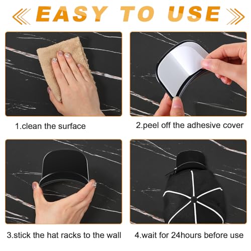 Wonderjune 30 Pcs Headphone Hanger Holder Desk Adhesive Headphone Hook Graduation Wall Hook Mount Strong Universal Acrylic Holder Hooks for General Purpose Game Earphone Controller(Black) - color: Black
