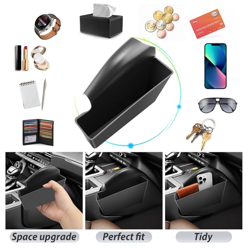 SKTU for 2024 2025 2026 2027 Toyota Land Cruiser Center Console Organizer for 2024-2027 Toyota Land Cruiser Passenger Side Storage Box 2024 2025 2026 2027 Land Cruiser Accessories Side Storage Box - color: for 2024-2027 Land Cruiser Side