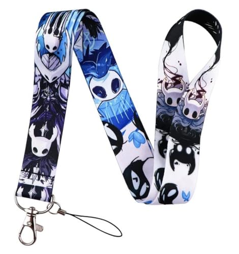 Hollow Knight Metroidvania Video Game 17.7" Neck Lanyard Keychain Holder ID Badge Mobile Phone Pin Strap
