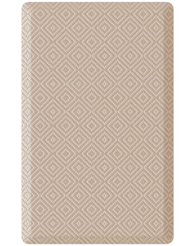 Ophanie Kitchen Mats for Floor, 1/2 inch Thick, 20x32 Anti Fatigue Cushioned Mat with 99+ Pairs of Anti-Slip Bottom Ridges,Kitchen Rugs,Waterproof,Comfort Ergonomic Standing Mat for Office,Home,Sink - color: Beige, size: 20"L x 32"W x 0.5"Th