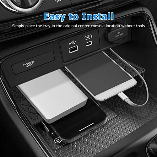 MARCHFA Center Console Organizer Tray Compatible for 2026 Honda CRV CR-V Accessories 2025 2024 2023 Console Storage Box Holder Insert (Console Tray)