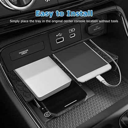 MARCHFA Center Console Organizer Tray Compatible for 2026 Honda CRV CR-V Accessories 2025 2024 2023 Console Storage Box Holder Insert (Console Tray)