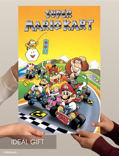 Pyramid America Nintendo - Super Mario Kart - 11 x 17 Poster Wall Art, Ideal for Home Decor, Room Decor & Living Room Decor