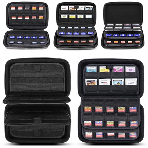 sisma DS 3DS Switch Game Case Compatible with Nintendo Cartridges Fits 40 Switch & 32 DS Games, Game Card Holders Storage Case - color: Grey 40+32 Slots