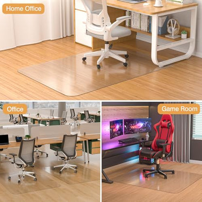 46"x60" Office Chair Mat for Hardwood Floor